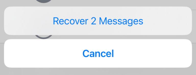 How to Recover Recently Deleted Text Messages on iPhone or iPad