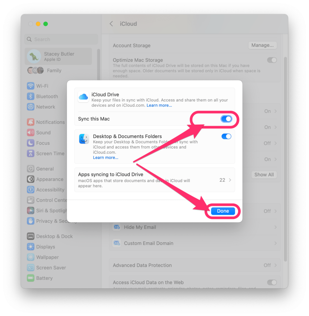 'Syncing with iCloud Paused' Message in Finder • macReports