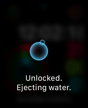 Unlocked Water Lock screen