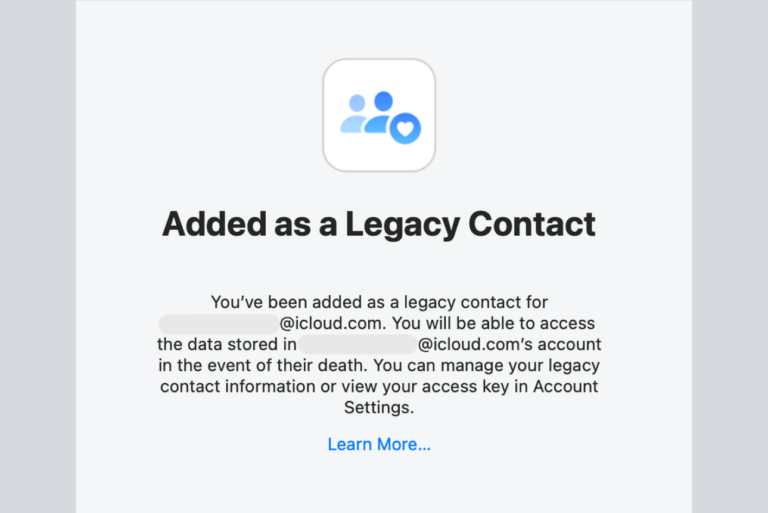 How to Set Up a Legacy Contact for Your Apple ID