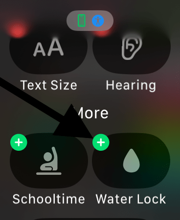Add Water Lock icon in Control Center