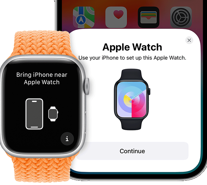 Apple Watch pairing screen