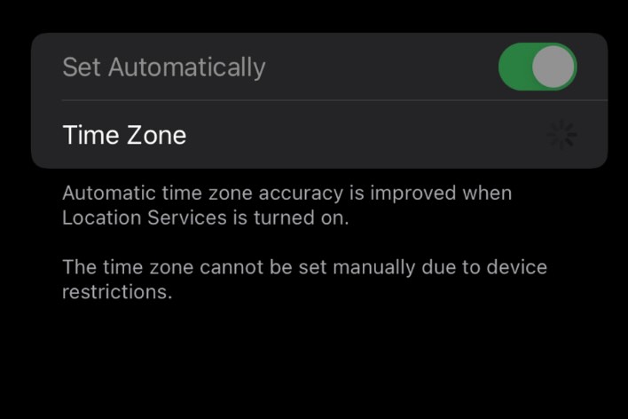 Time Zone Cannot Be Set Manually Due to Device Restrictions Error, How to Fix