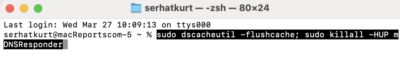 macOS How to Flush DNS macReports