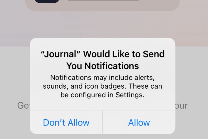 How to Turn off Journal Notifications