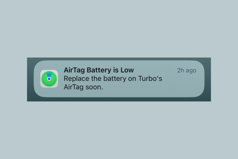 What to Do If You Get an AirTag Battery Low Notification