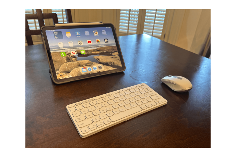 Logitech MX Anywhere 3S for Mac mouse and Keys-To-Go 2 for iPad