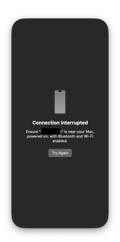Connection mirror
