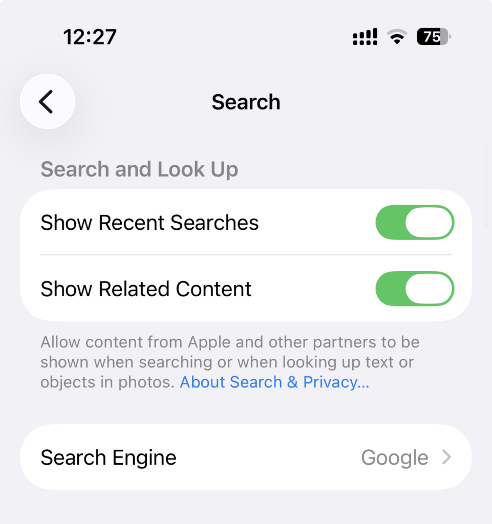Can’t Search iPhone Settings after Updating to iOS 26? Fix • macReports